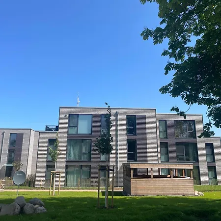 Beltblick - Moderne Mit Meerblick Und Sauna - Neubau 페마른